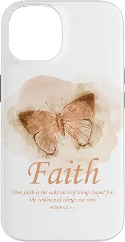 Vista 4 de Faith Bible Verse: Women’s Christian Hebrews 11:1 Quote Case for iPhone 17