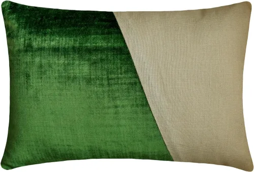 Vista 33 de Fabric Mart Direct Funda de cojín para sofá, fundas de cojín decorativas de color verde y gris, de 12 x 12 pulgadas, almohadas de retazos de bloques