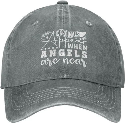 Vista 2 de Cardinal Appear Whens Angel are Near Hat Men Baseball Hat Vintage Hats