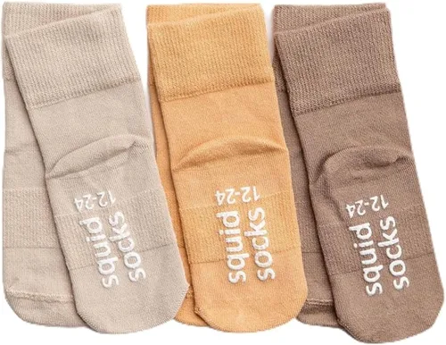 Vista 95 de squid socks Calcetines de viscosa de bambú 0-6M, 6-12M, 12-24M y 2T-3T Calcetines que se mantienen puestos
