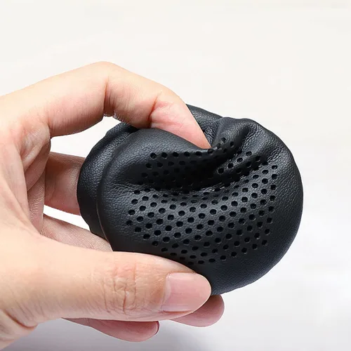 Vista 5 de W570BT - Almohadillas de repuesto de piel de proteína, piezas de reparación compatibles con auriculares Edifier W670BT, W570BT, W675BT (negro)