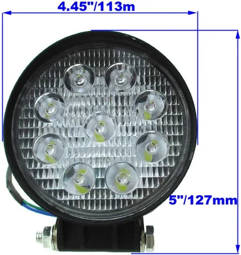 Vista 2 de 2pcs redondo llevó la luz principal para Trailmaster 150cc XRX XRS Dune Buggy Go Kart