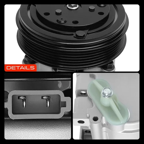 Vista 9 de A-Premium Compresor de aire acondicionado AC con embrague compatible con Ford Focus 2003 2004 L4 2.0L