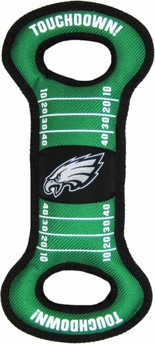 Vista 18 de Juguete para perros de campo de fútbol americano de la NFL con chirriador. - CARDENALES DE ARIZONA - Para tirar, lanzar y buscar. - Juguete