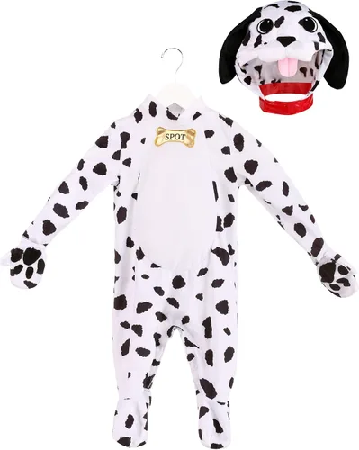 Vista 4 de Disfraz de dálmata infantil para perro dálmata Multicolor