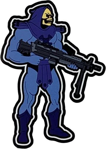 Vista 8 de PatchOps Calcomanía de la serie All American Gunner Badasses