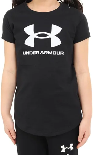 Vista 2 de Under Armour Camiseta de manga corta con gráfico Live Sportstyle para niña