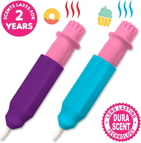 Vista 2 de Scent Masters Water Magic (paquete de 2 – Cupcake and Donut) – Almohadillas de actividad reutilizables perfumadas gourmet – Sin ensuciar, toda
