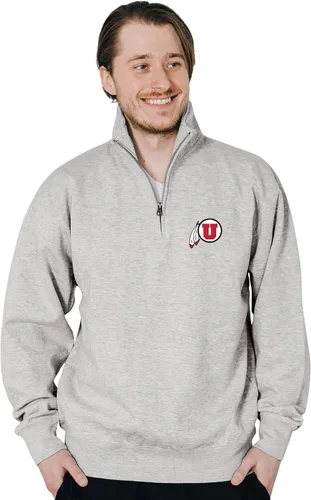 Vista 80 de Blue 84 Sudadera con cremallera de un cuarto para hombre de la NCAA