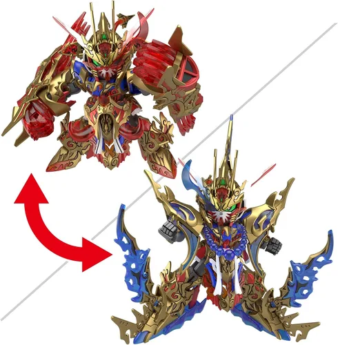 Vista 9 de Bandai Hobby SD Gundam World Heroes - #10 Arsene Gundam X, kit de modelo Bandai Spirits