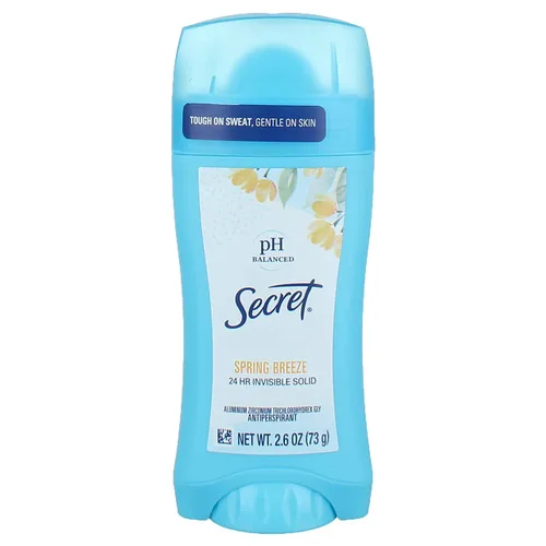 Vista 10 de Secret Antitranspirante y desodorante para mujer, sólido invisible original sin perfume, pH equilibrado, 2.6 onzas (paquete de 6)