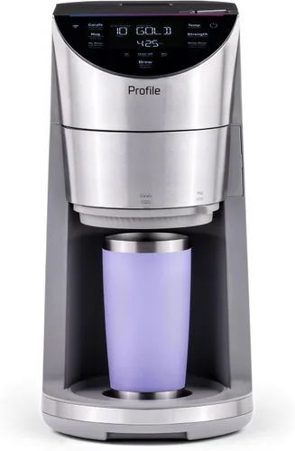 Vista 11 de GE Profile Smart Grind & Brew - Cafetera con Servicio Individual sin Cápsulas, Depósito de Agua de 90 oz, Jarra Térmica de 10 Tazas, Control de Voz
