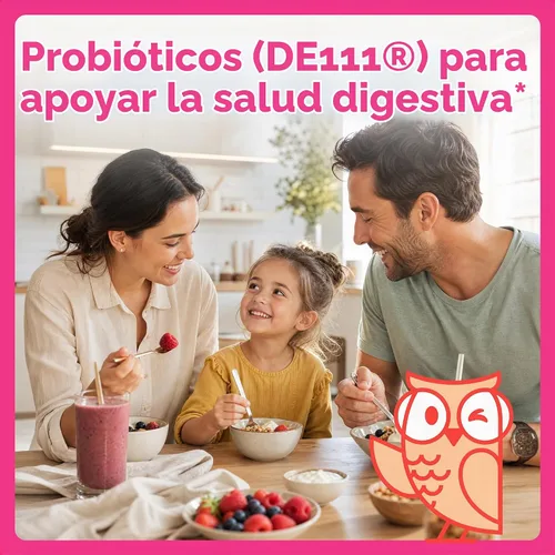 Vista 4 de Gomas probióticas SmartyPants para niños para la salud digestiva: suplemento de apoyo a la salud intestinal e inmunidad con 2 mil millones de CFU