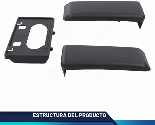 Vista 7 de PIT66 Almohadillas de protección para parachoques delantero y soporte de marco para matrícula compatible con Ford F150 2009-2014 9L3Z17E810B