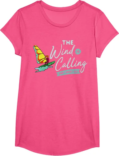 Vista 58 de Windsurfing Board Camiseta Windsurfer, Negro