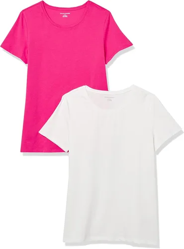 Vista 467 de Amazon Essentials Women's Regular-Fit Short-Sleeve Crewneck T-Shirt