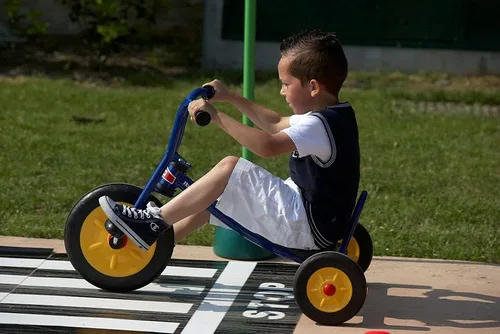 Vista 5 de Italtrike Atlantic SuperTrike - Triciclo para exteriores para niños pequeños y niños, ingeniería superior, fuerte y duradero, fácil de montar
