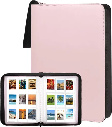 Vista 22 de Álbum de fotos de 320 bolsillos para fotos Polaroid de 2 x 3 pulgadas, álbum de fotos con capacidad para 320 fotos para Fujifilm Instax Mini 12 11 9
