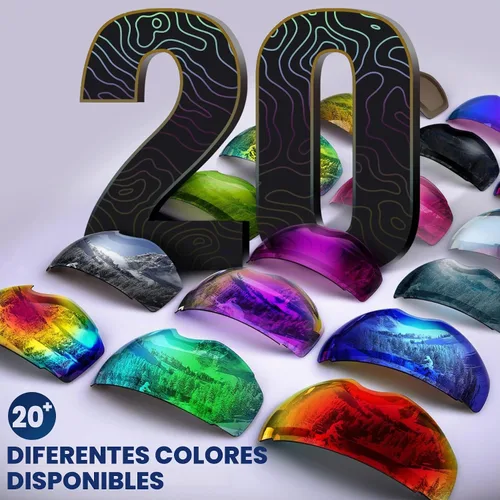 Vista 5 de OutdoorMaster Lentes de repuesto para gafas de esquí PRO - Más de 20 opciones Vlt 10% Gris