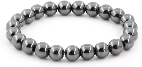 Vista 9 de Clearain Pulsera de Gemas Naturales 8 mm con Cuentas Redondas de Chakra, Cristal de Energía para Reiki, Curación Elástica y Elástica de 7 Pulgadas