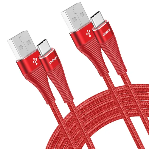 Vista 23 de Cargador USB C extralargo de 15 pies, cable C a C de 100 W, cable USB-C de Azul