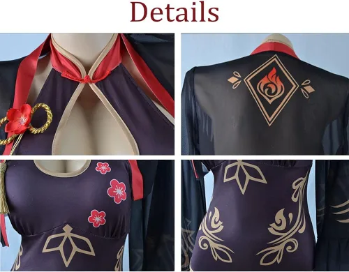 Vista 3 de Genshin Impact - Traje de baño para mujer, traje de baño Hutao Lisa