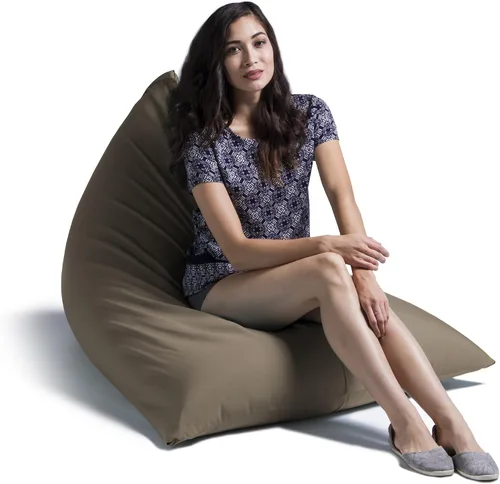 Vista 24 de Jaxx Twist - Puf para exteriores, diseño de rayas negras y blancas