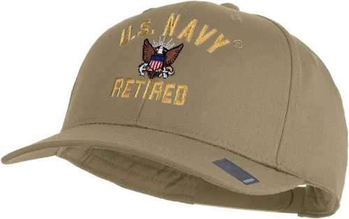 Vista 17 de e4Hats.com Gorra bordada militar retirada de la Marina de los EE