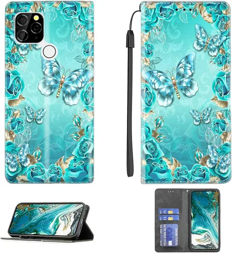 Vista 333 de jioeuinly ATT Motivate 2 - Funda compatible con ATT Motivate 2, funda con soporte abatible y cierre magnético DJS