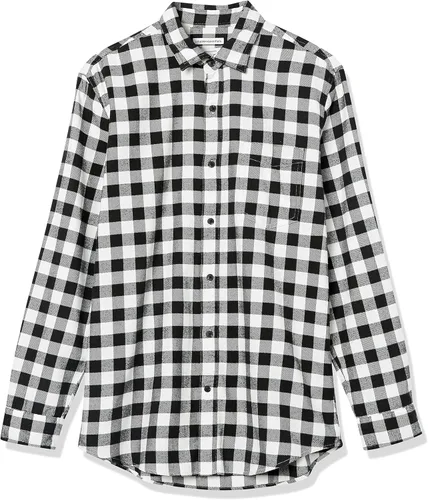 Vista 6 de Tienda Essentials - Camisa de franela de manga larga para hombre disponible en tallas grandes y altas