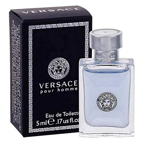 Vista 8 de Versace Man Eau Fraiche Por Edt Splash (Mini) Para Hombres 5 Ml