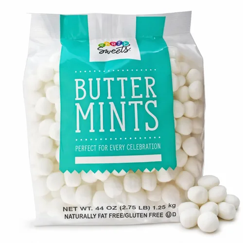 Vista 6 de Party Sweets Surtido de menta pastel, 14 onzas, Appx. 100 piezas de Hospitality Mints