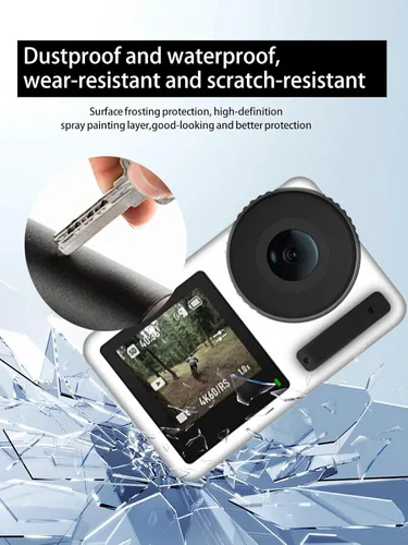 Vista 2 de Película protectora para cámara DJI Osmo Action 4/Action 3, adhesivo de película protectora WUNIAK resistente a los arañazos y al desgaste