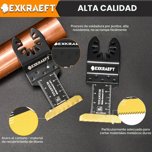 Vista 5 de Cuchilla oscilante para herramientas de borde curvo, 50 piezas para madera