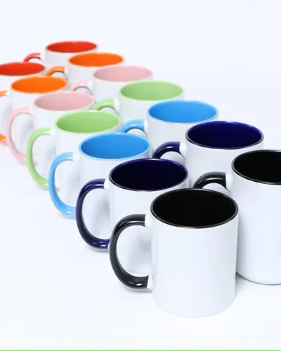 Vista 4 de Living-Art Taza de boda para novia, regalo de dama de honor, propuesta de dama de honor, taza de campamento para fiesta nupcial, taza de café