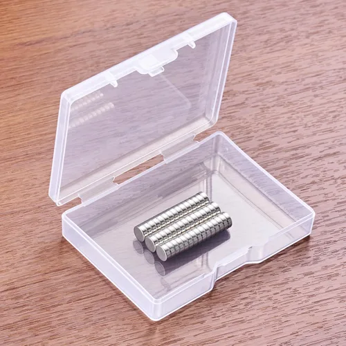 Vista 9 de SMARTAKE 45 piezas de imanes para refrigerador, imanes pequeños redondos de 6x2mm para nevera, imanes de neodimio premium multiusos para oficina