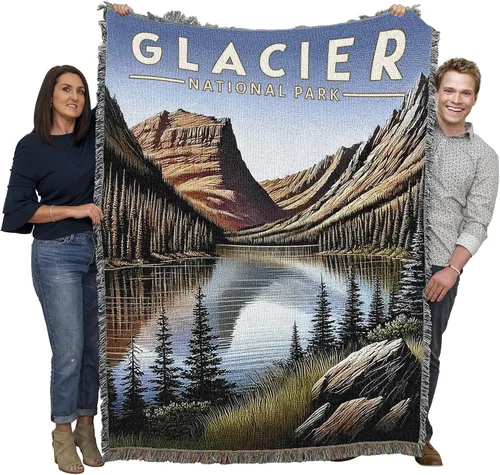 Vista 18 de Pure Country Weavers Manta del Parque Nacional Acadia, manta de tapiz de algodón para regalo, fabricada en los Estados Unidos, 72 x 54 pulgadas