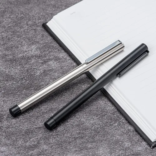 Vista 6 de Juego de 3 bolígrafos estilográficos Jinhao 65 color negro, iridio ultra fino, punta extrafina y fina, bolígrafo de escritura suave con juego