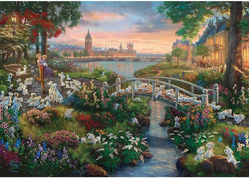 Vista 39 de MIGHTYPRINT Disney – La Bella Durmiente – Princesa Aurora y el Príncipe Felipe – Arte de pared duradero de 24 x 17 pulgadas – No hecho de papel