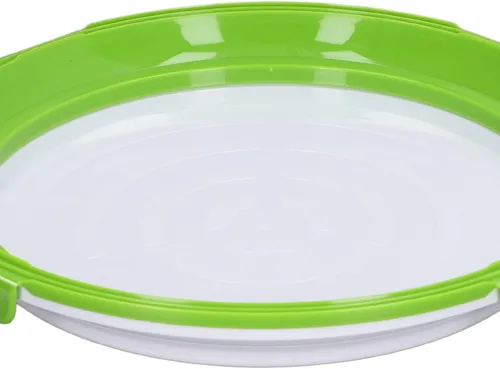 Vista 7 de Bandeja de conservación de alimentos, plástico TPU de grado alimenticio, bandejas reutilizables para almacenamiento de alimentos, bandejas apilables