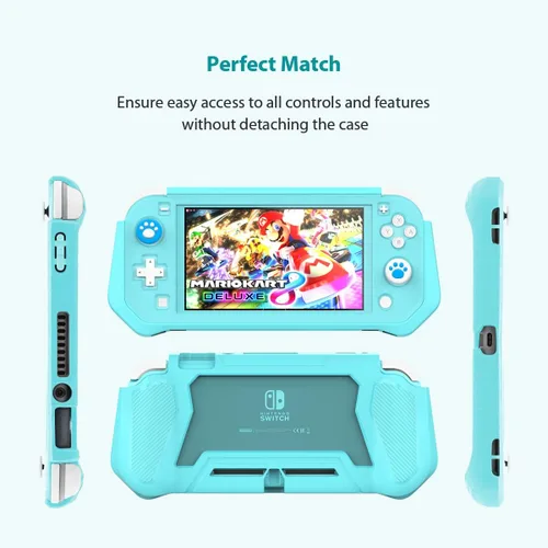 Vista 2 de Switch Lite - Funda protectora para Nintendo Switch Lite, compatible con Nintendo Switch Lite, funda protectora de pantalla con poliuretano