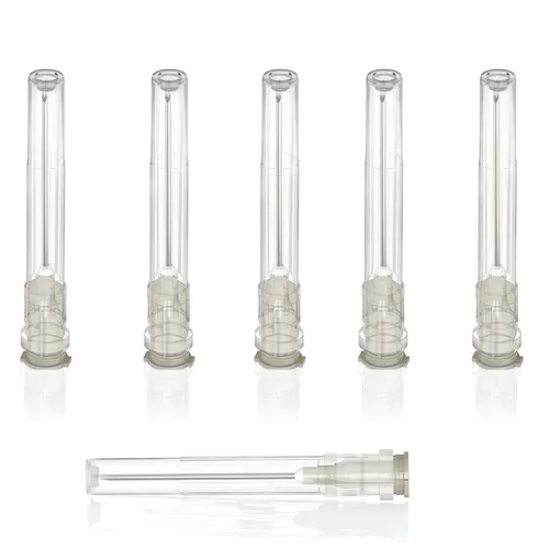 Vista 7 de Paquete de 100 suministros de laboratorio desechables de 18Ga 1 pulg/25mm con envasado sellado individualmente