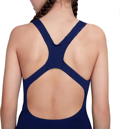 Vista 5 de Speedo Traje de baño de medallista Endurance Plus para niñas en negro o rojo