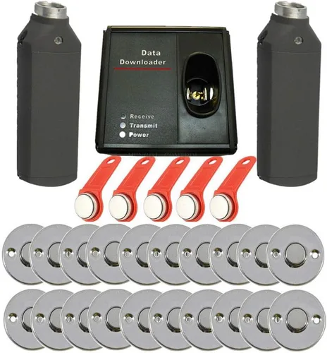 Vista 5 de 20pcs Check Point Dallas 1990A iButton Guard Tour Secrity System Guard Patrol Sistemas con descarga