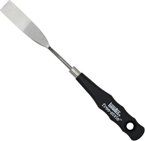 Vista 28 de Liquitex Cuchillo de pintura pequeño profesional Freestyle, n.º 1, plata/negro