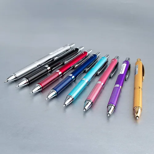 Vista 6 de Lapicero de gel líquido Pentel EnerGel de aleación RT premium, Azul