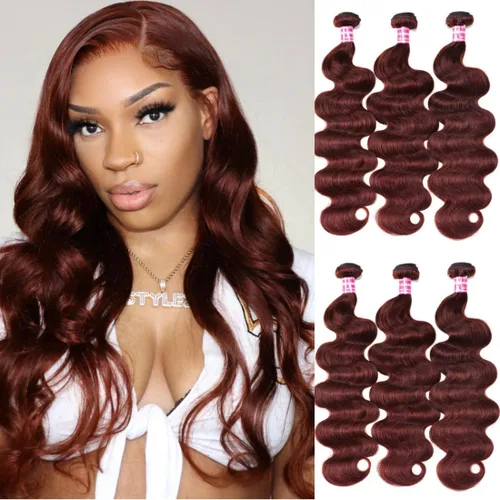 Vista 41 de Beauty Forever #FB30 - Extensiones de cabello humano virgen Remy virgen sin procesar de 8 pulgadas, 8 pulgadas FB30 Color 1 Bundle