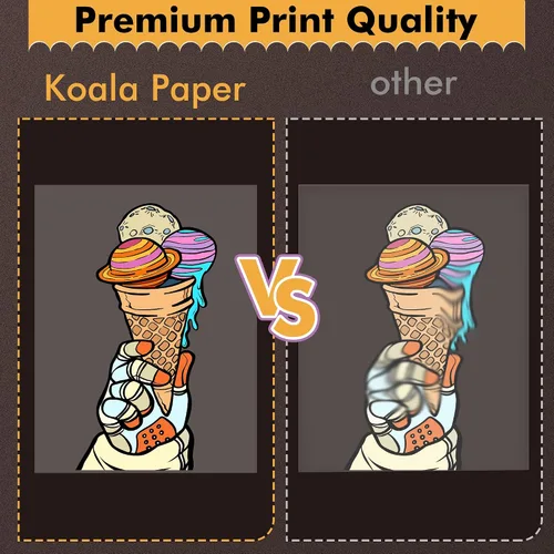 Vista 10 de Koala Película de transparencia láser, 8.5 x 11 pulgadas, 20 hojas de película transparente OHP