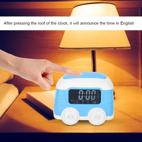 Vista 5 de Pilipane OK to Wake - Reloj despertador para niños, reloj despertador digital para dormitorio de niños, bonito reloj de entrenamiento para dormir