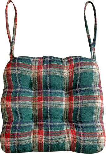 Vista 9 de vctops Cojines para silla de estilo rústico con estampado de pájaros y lazos Cojines para silla en forma de U suaves y cómodos Almohadillas